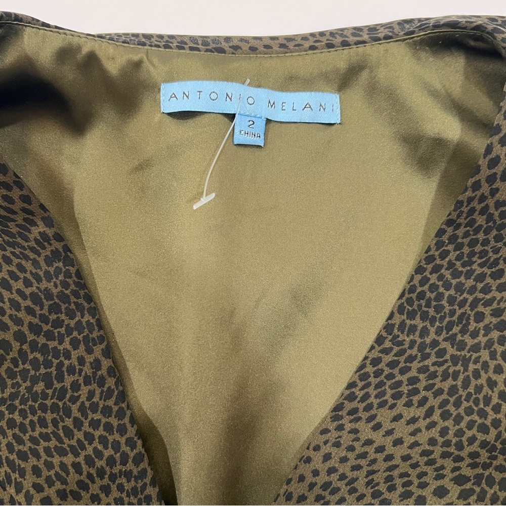 EUC Antonio Melani Chiffon Cocktail Dress - Size 2 - Picture 4 of 7
